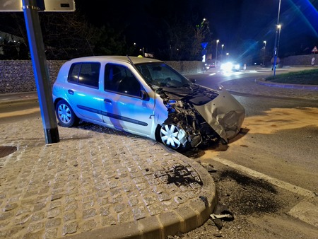 3 Prometna nesreča na Cesti na Krko 11. 4. 2025